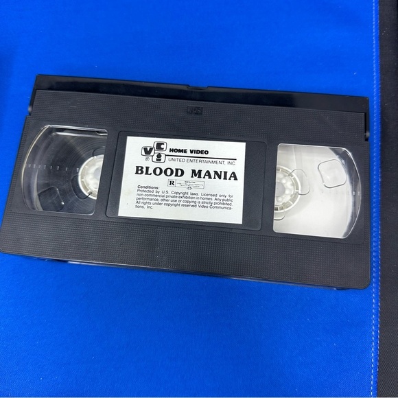 Blood Mania VHS Clamshell Vintage 70s Horror - Picture 5 of 6